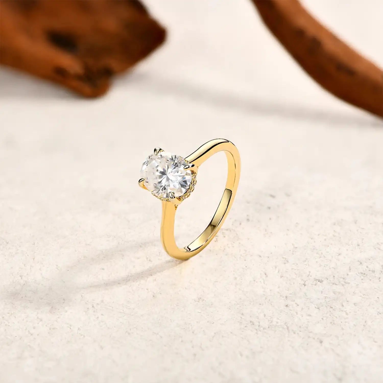 Eternal Grace Moissanite Engagement Ring